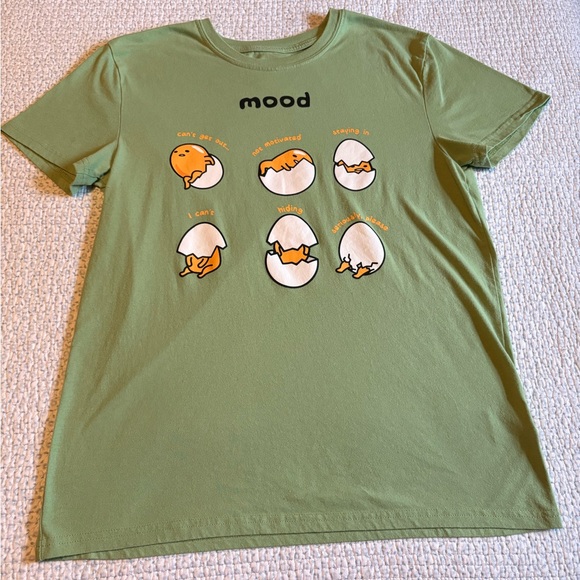 Sanrio Tops - Gudetama by Sanrio Mood T-shirt